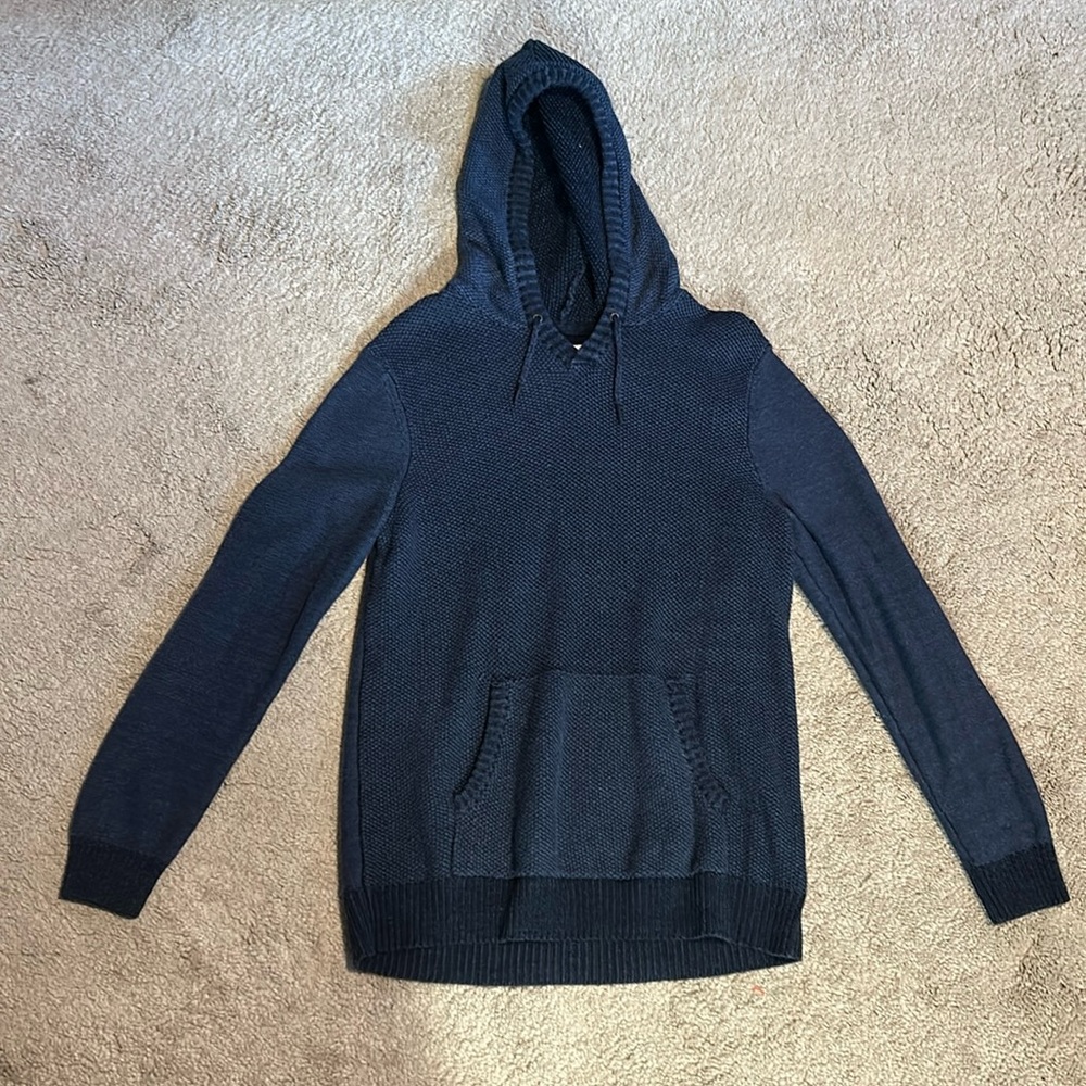 Urban Pipeline Navy Blue Men’s Large Knit Hoodie